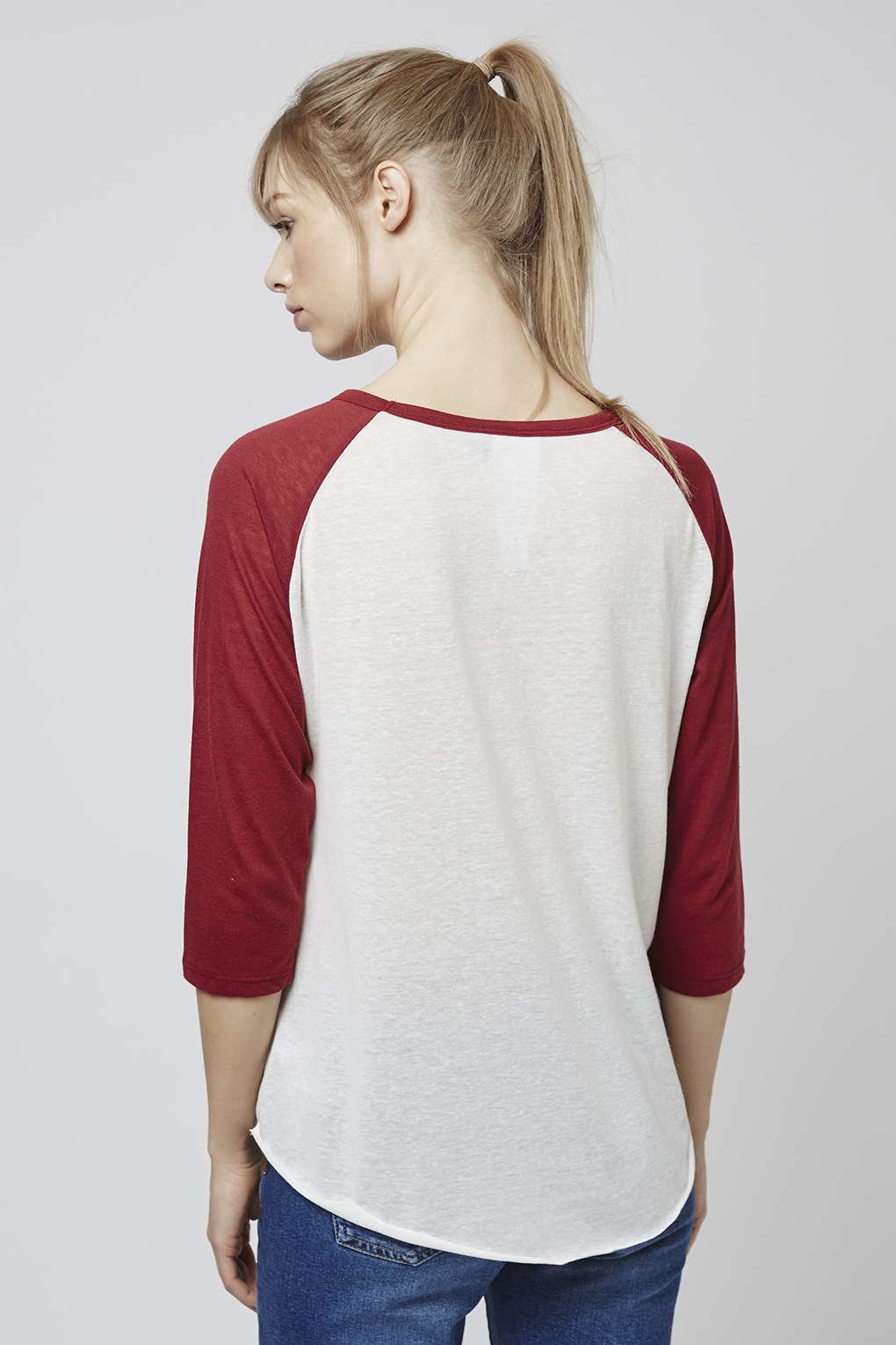 Topshop Patriots Raglan Top By Tee And Cake in Natural  Lyst