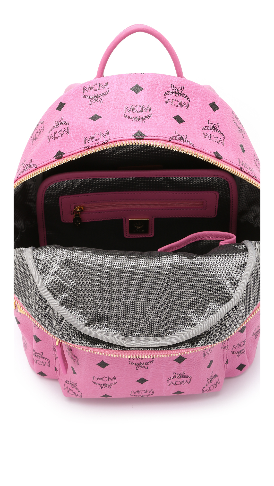 MCM Stark X-mini Side Stud Backpack in Pink - Lyst