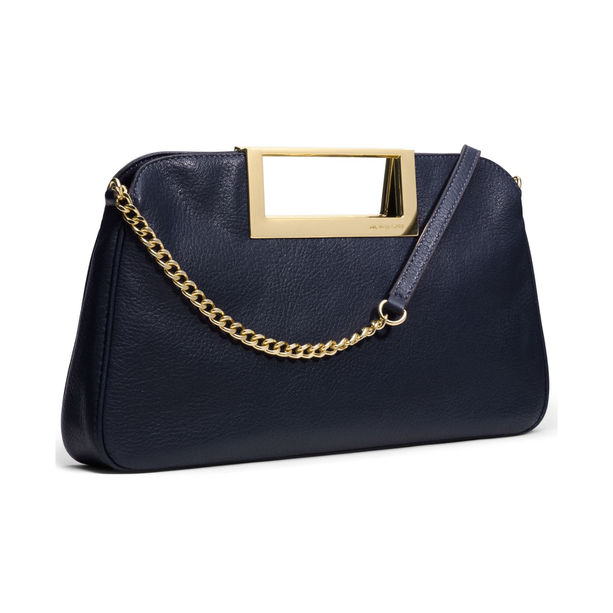 Michael Kors Michael Berkley Large Clutch in Blue (NAVY) | Lyst