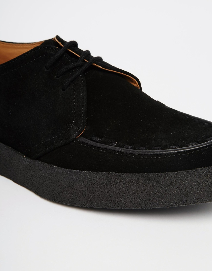 fred perry x george cox creeper leather