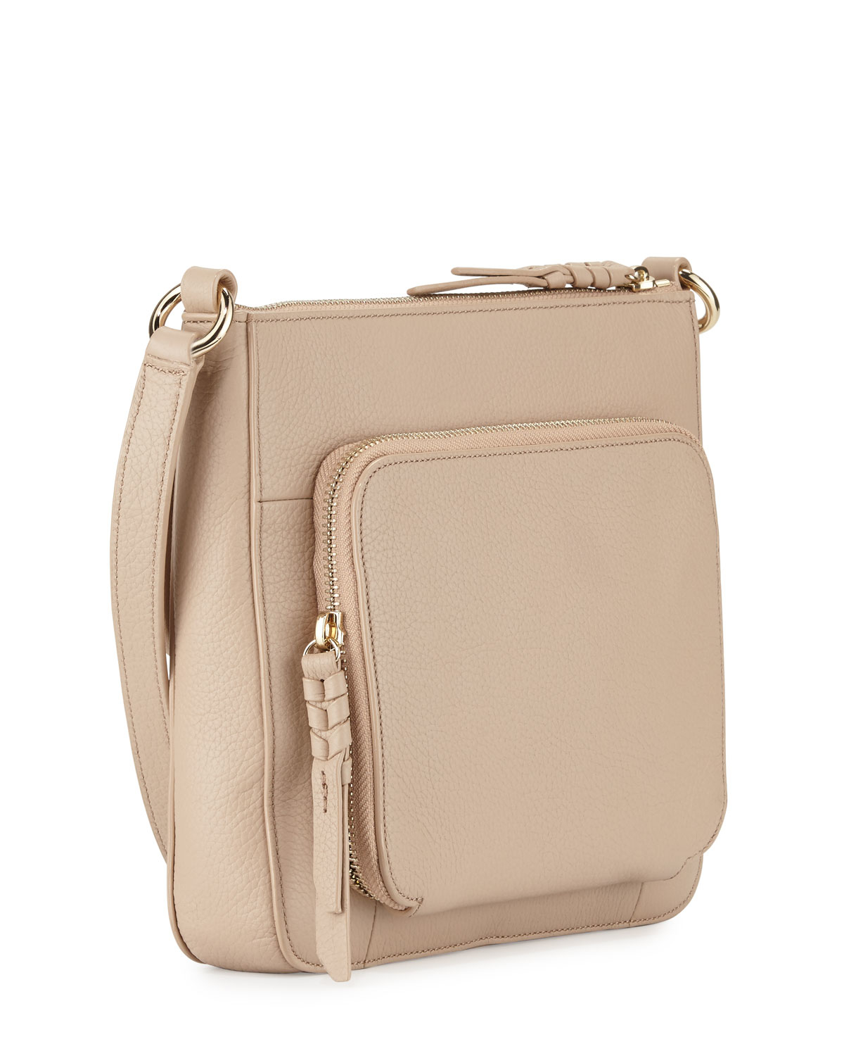 Lyst - Cole Haan Amherst Leather Crossbody Bag in Natural