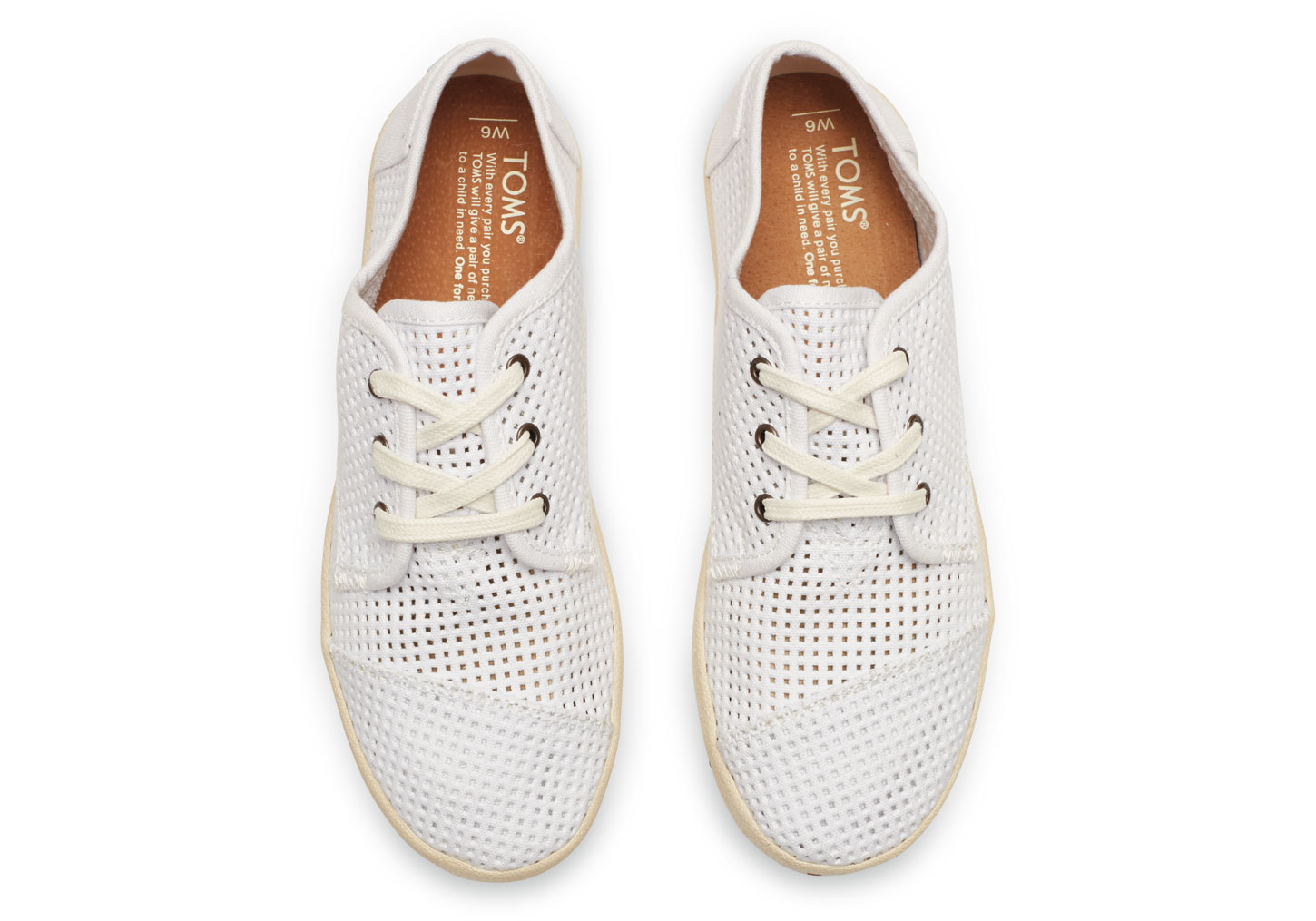 Lyst - Toms White Canvas Perforated Women's Paseos in White