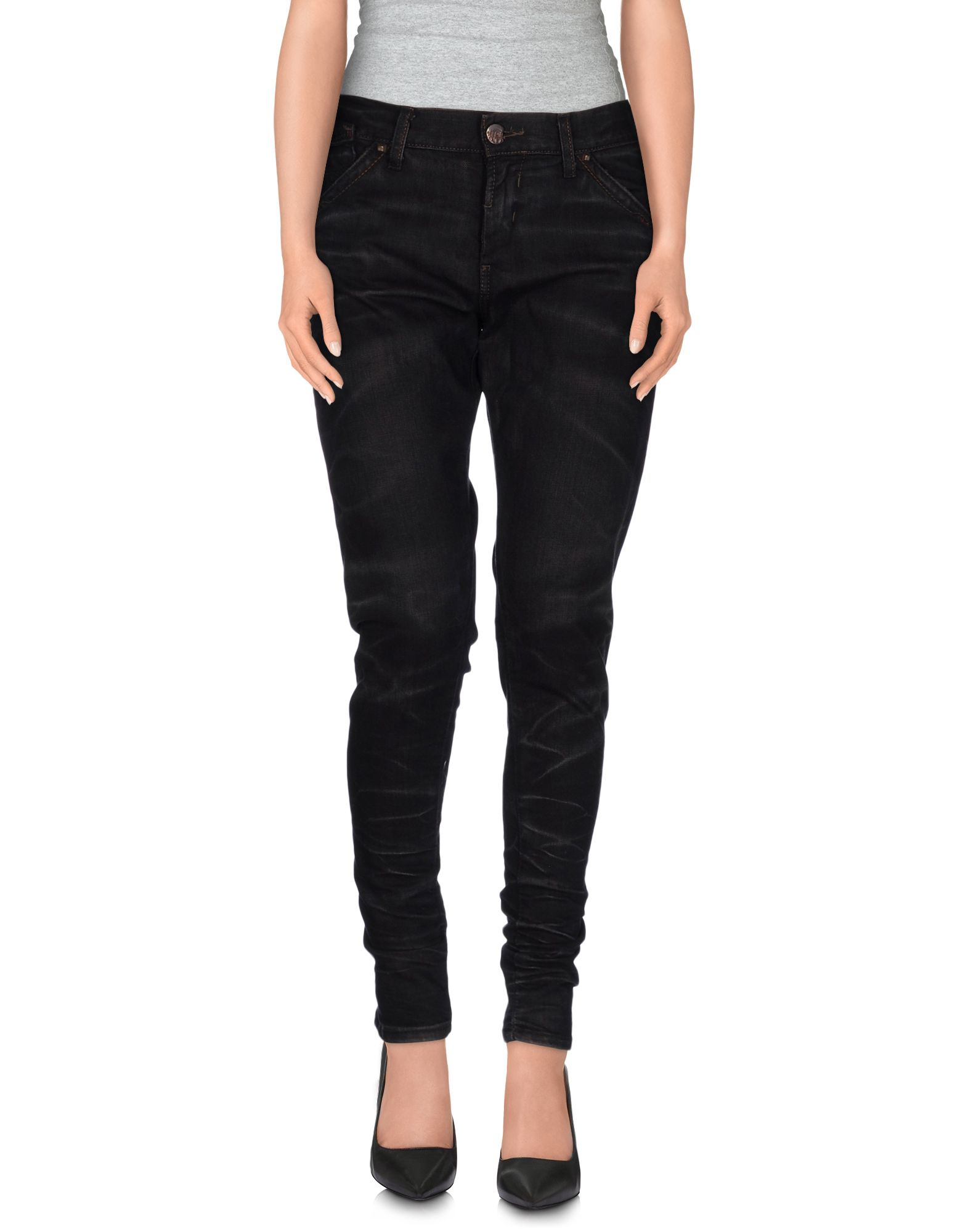 black denim pants women's