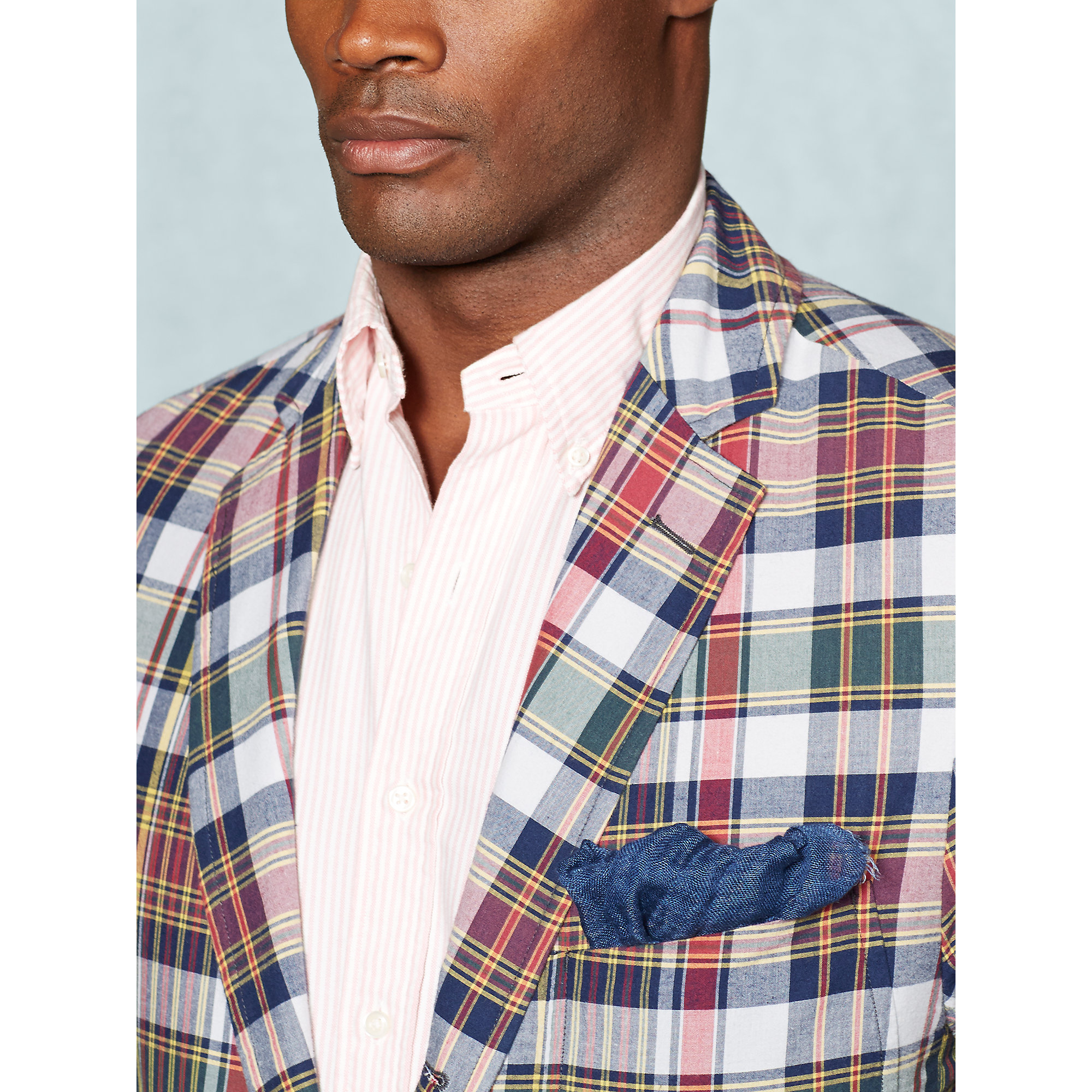 Polo ralph lauren Madras Grafton Sport Coat for Men | Lyst