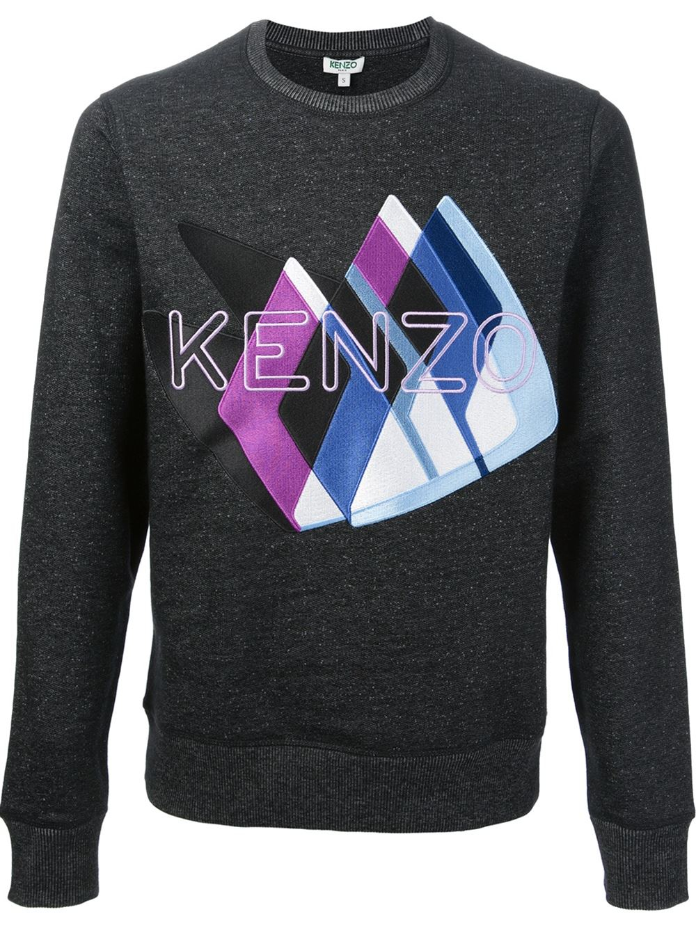 Lyst - Kenzo Logo Sweatshirt in Black for Men