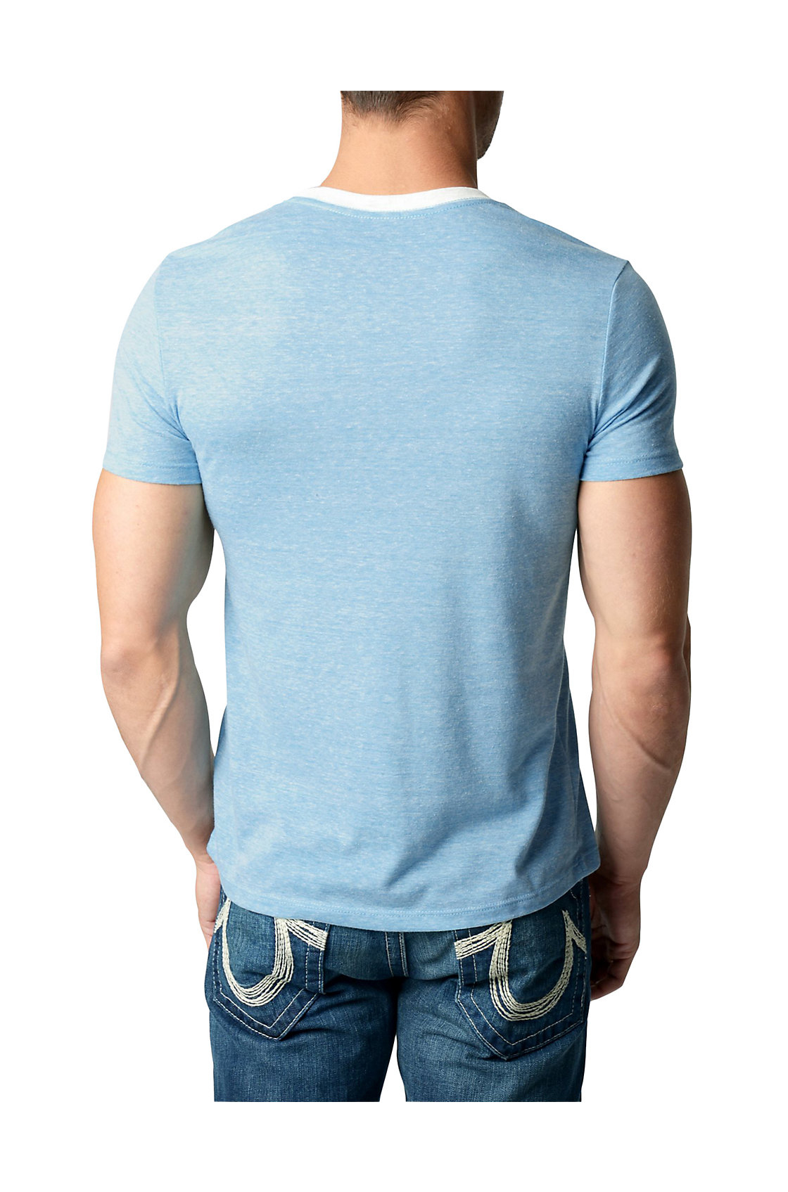 It is a photo of Massif True Religion Return Label This is a graphic of Massif True Religion Return Label