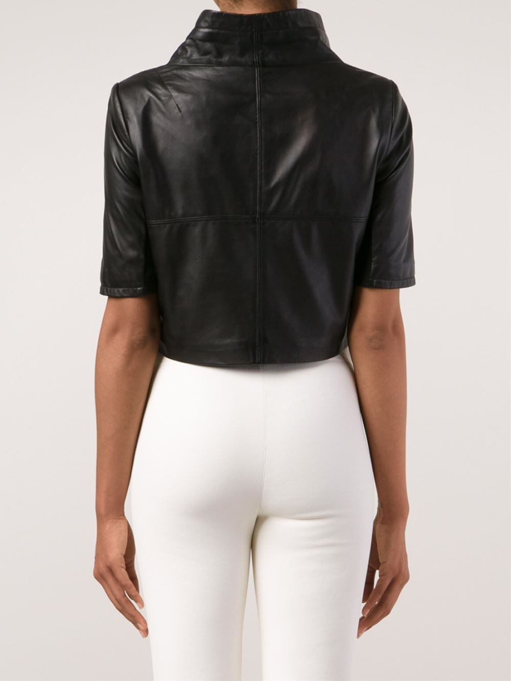 Yigal Azrouel Leather Jacket Most Popular 2017 Yigal Azrouël Lambskin Leather Moto Jacket Cairoamani Gallery Asymmetrical Zip In Gray Lyst