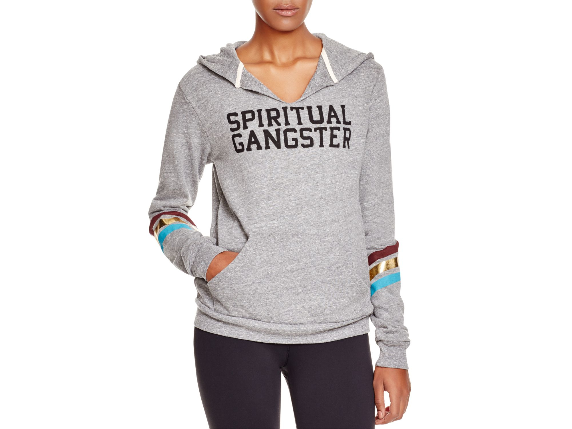 Lyst - Spiritual gangster Grateful Printed Hooded Sweatshirt in Gray