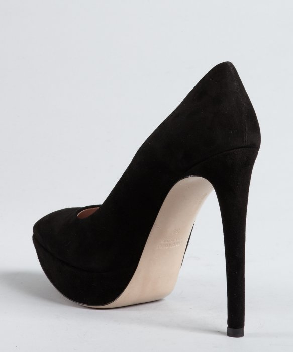 miu miu black platform heels