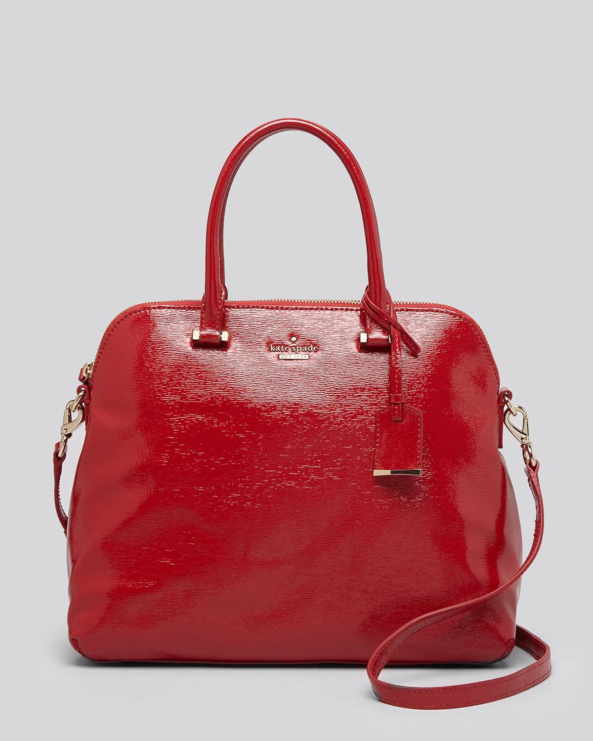 Lyst Kate Spade New York Satchel Cedar Street Patent Margot In Red Gallery