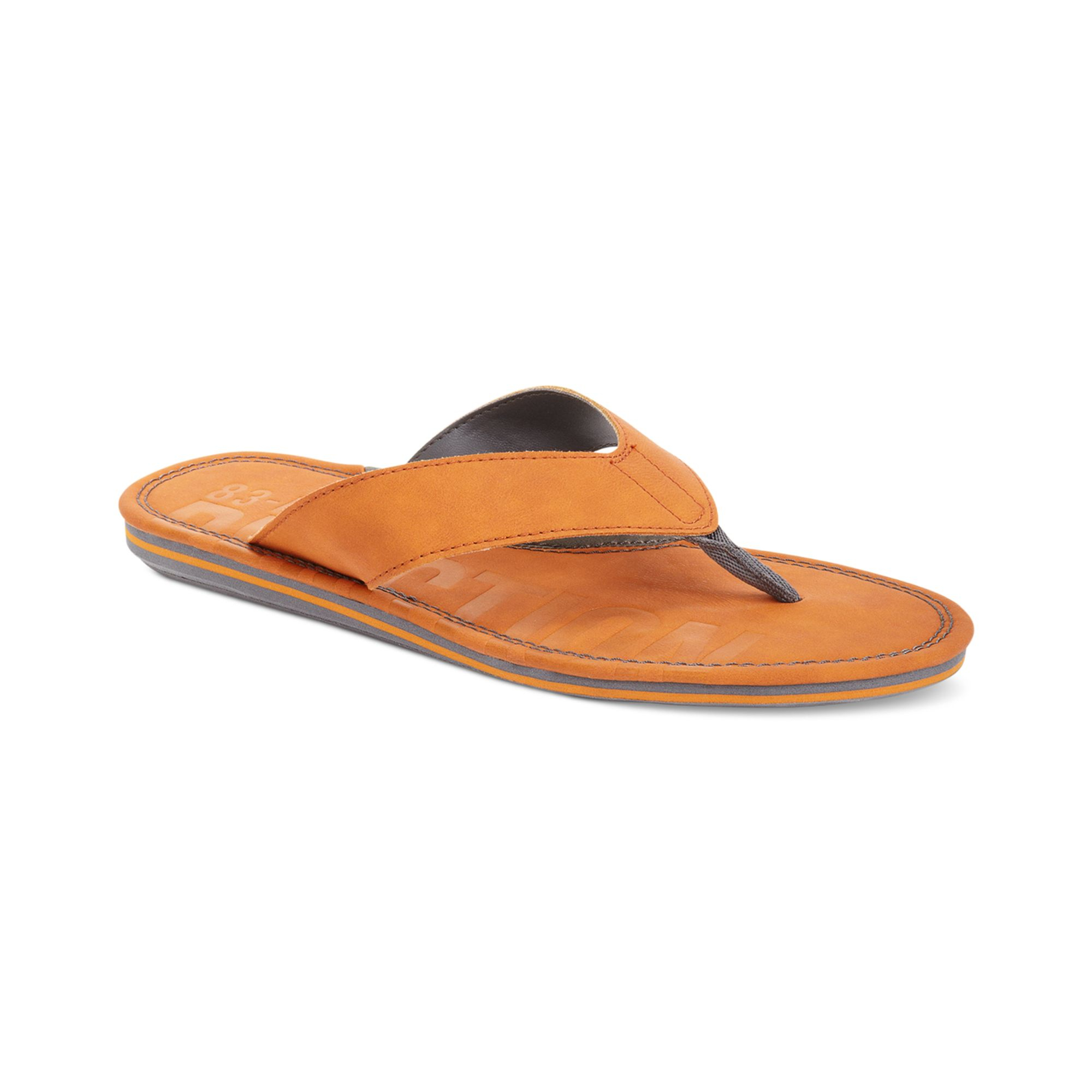 Kenneth cole reaction Brain Wave Thong Sandals in Blue for Men | Lyst