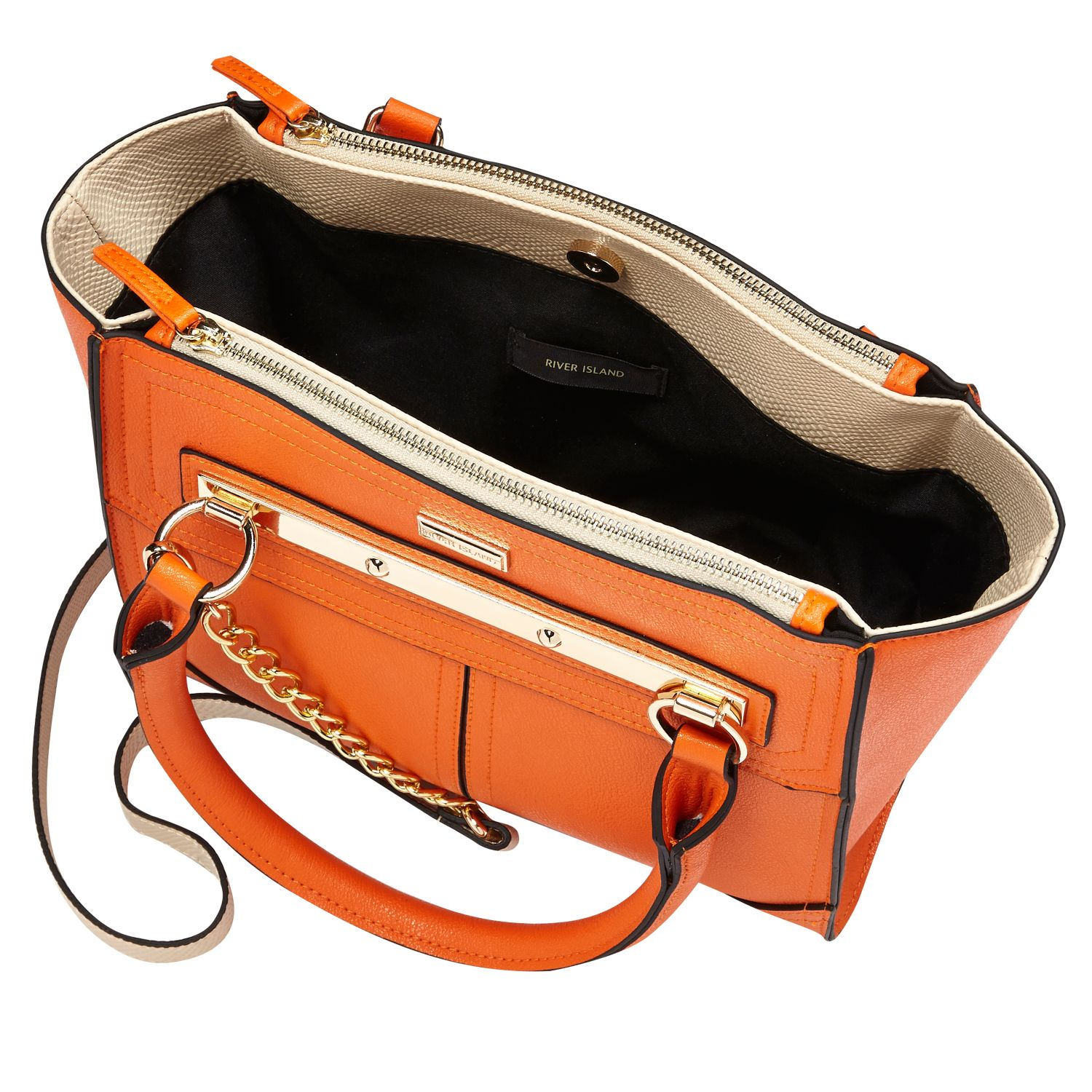 River Island Orange Mini Tote Handbag In Lyst Gallery