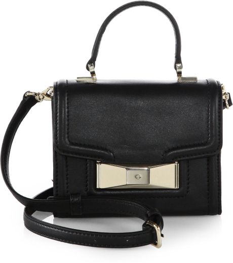 Kate Spade Carroll Park Mini Penelope Crossbody Bag in Black | Lyst