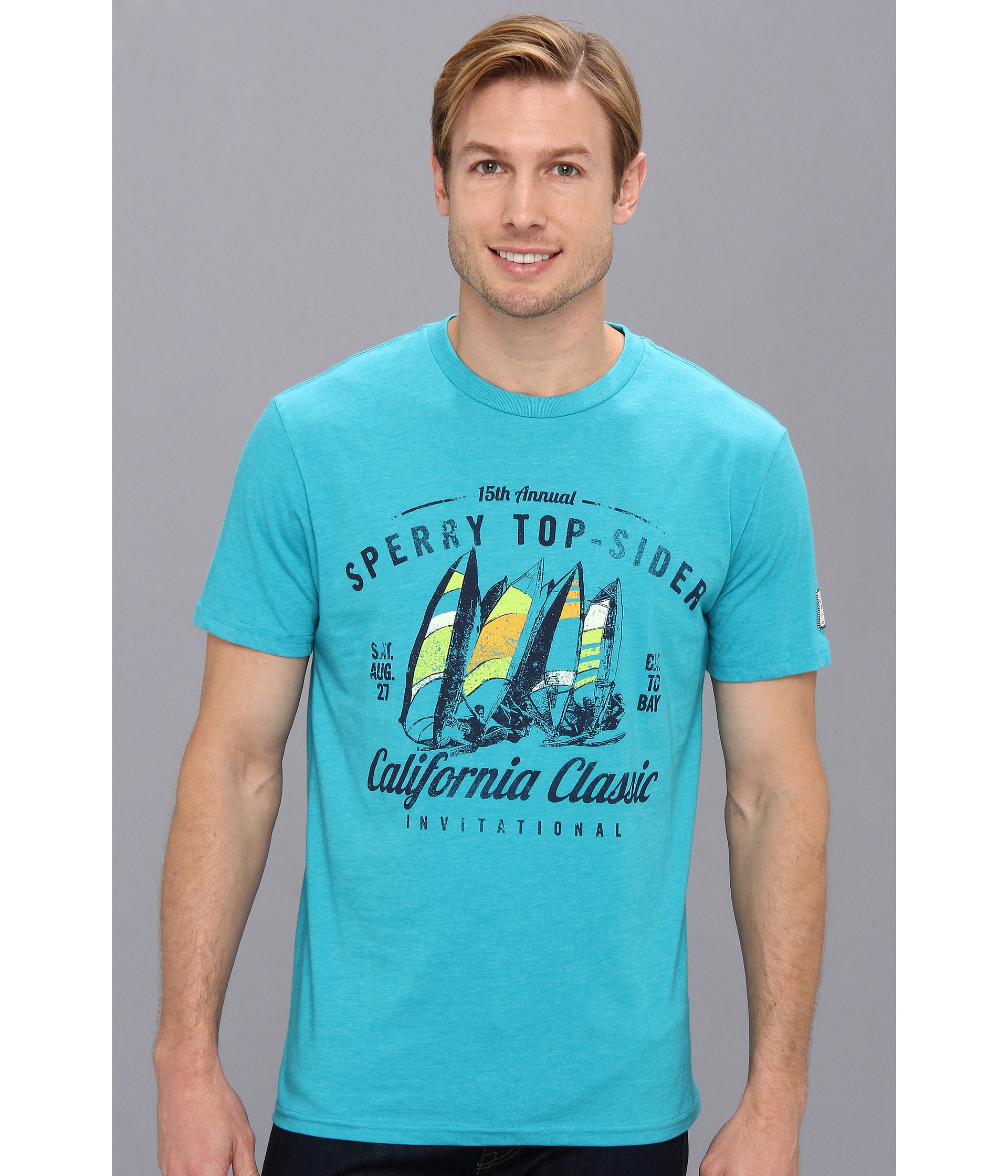 Sperry top-sider California Dreaming Tshirts in Blue for Men | Lyst
