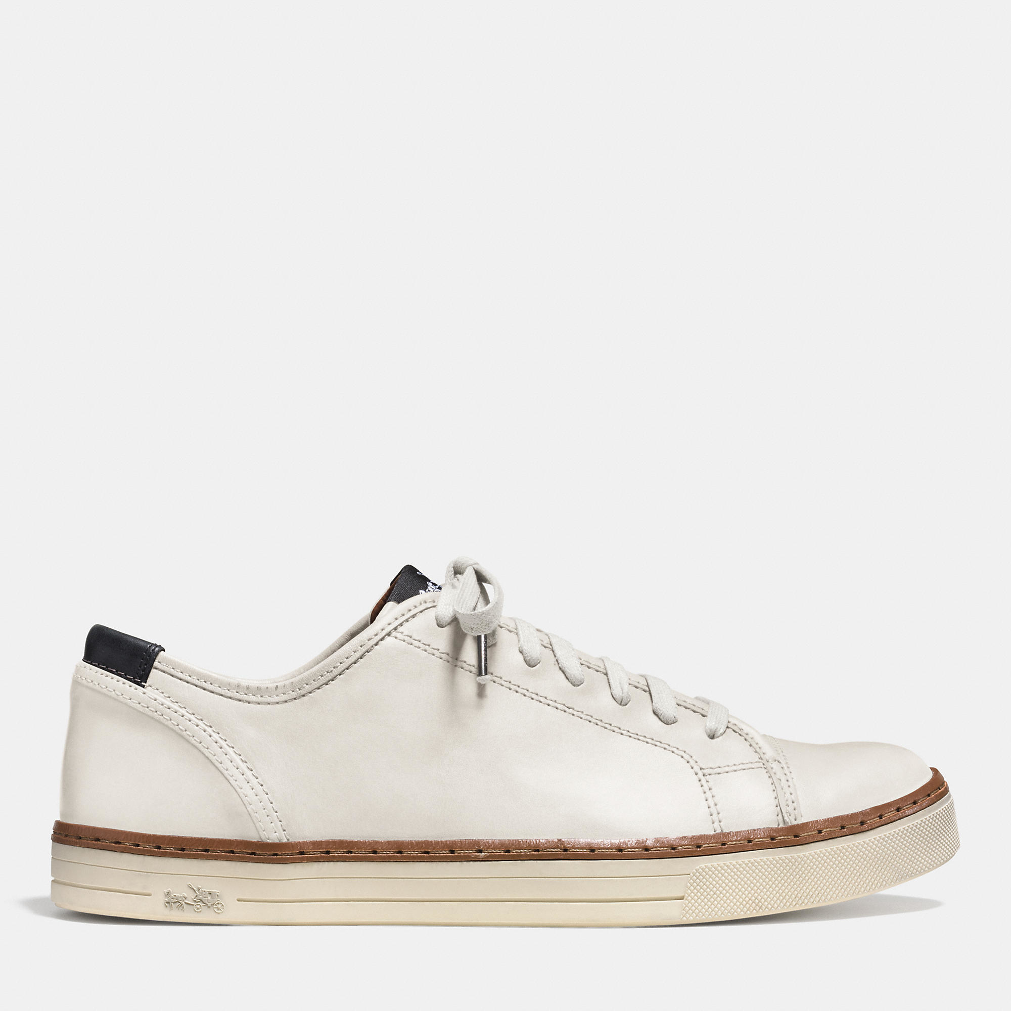 coach men's white sneakers