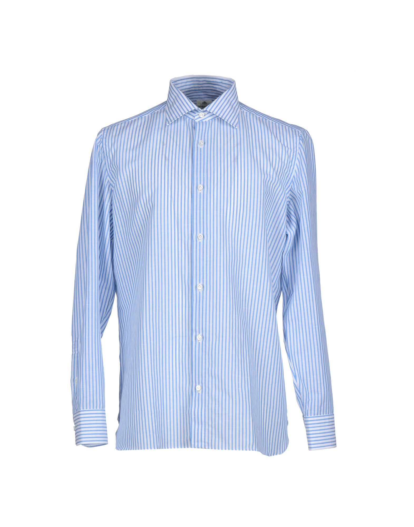 Luigi borrelli napoli Shirt in Blue for Men (Azure) | Lyst