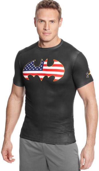 Under Armour Alter Ego Flag Batman Compression T-Shirt in Black for Men ...