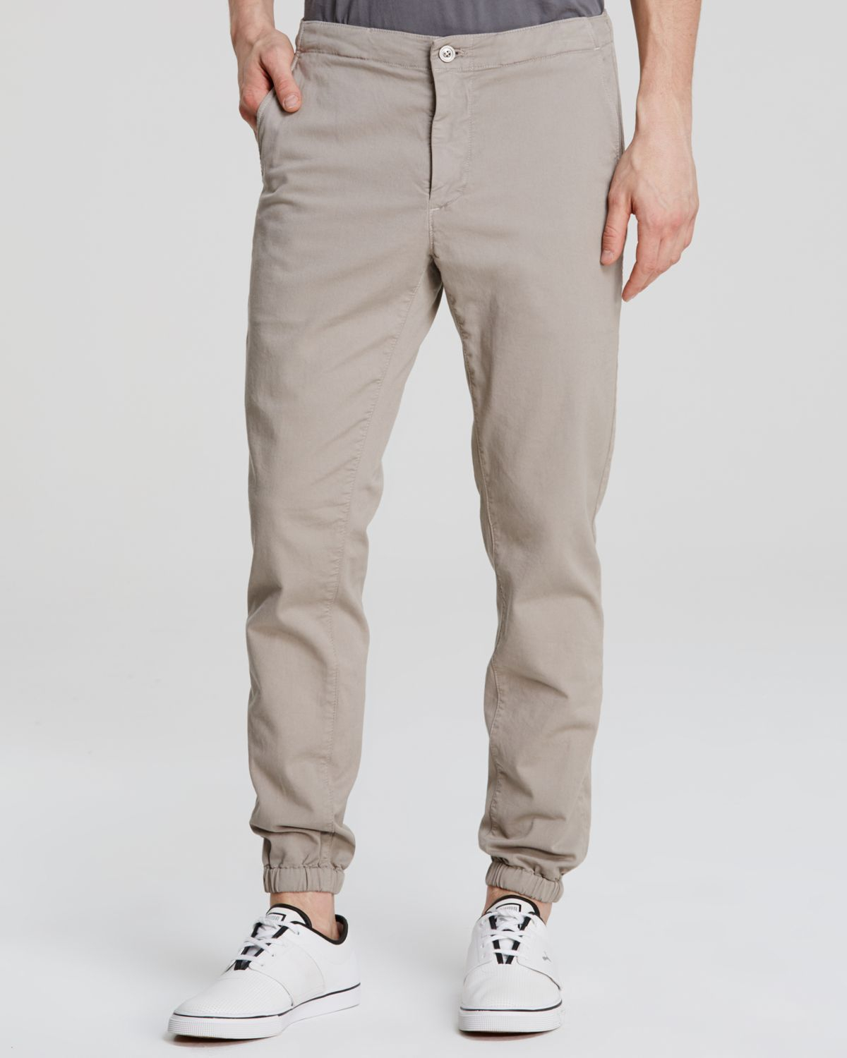 Ag jeans Adriano Goldschmied Rover Travel Chino Jogger Pants in Beige ...