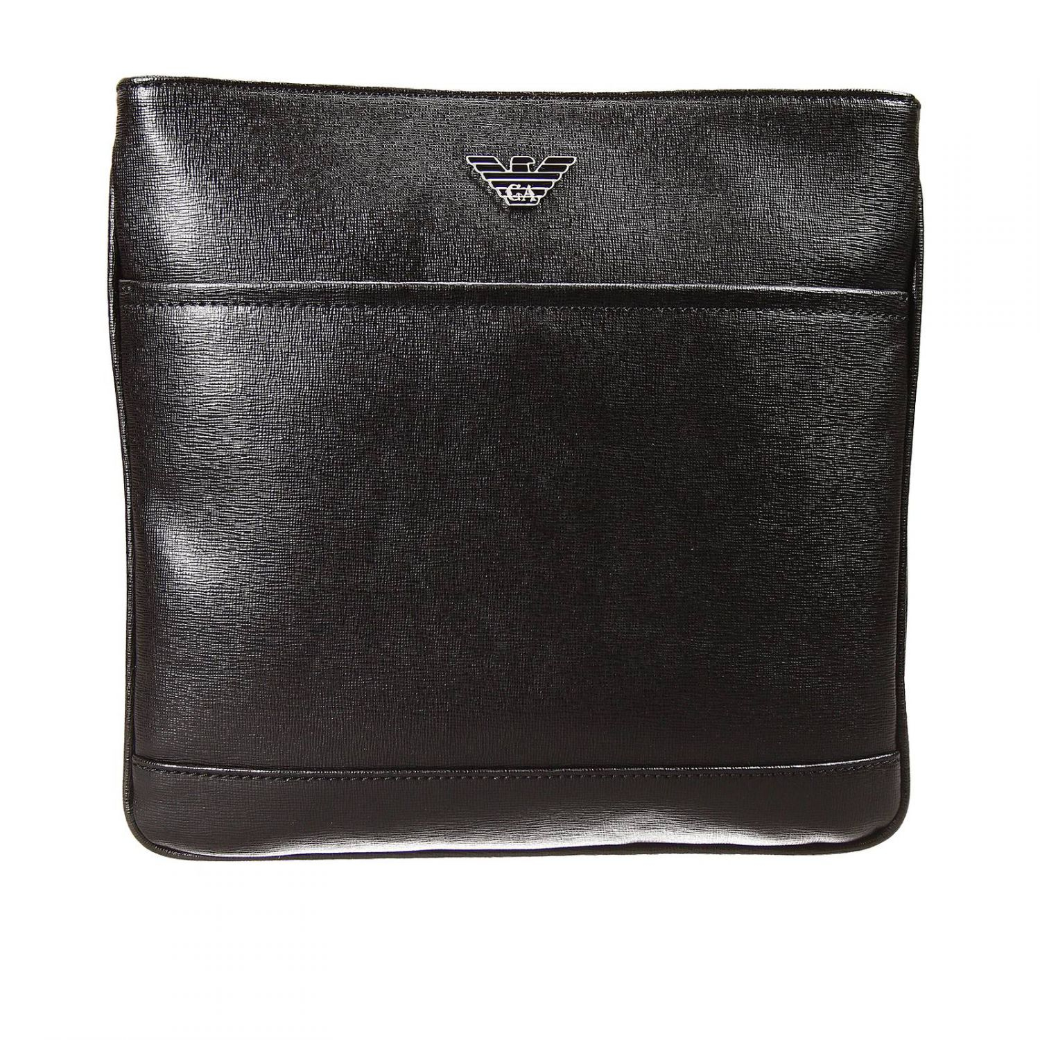 Giorgio armani Handbag Bag Cross Body Saffiano Leather in Brown for Men ...