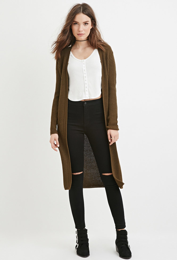 Forever 21 Longline Cardigan You've Been Added To The Waitlist in ...