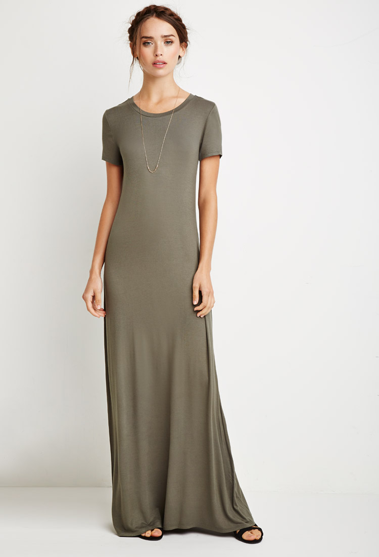 t shirt maxi dress forever 21