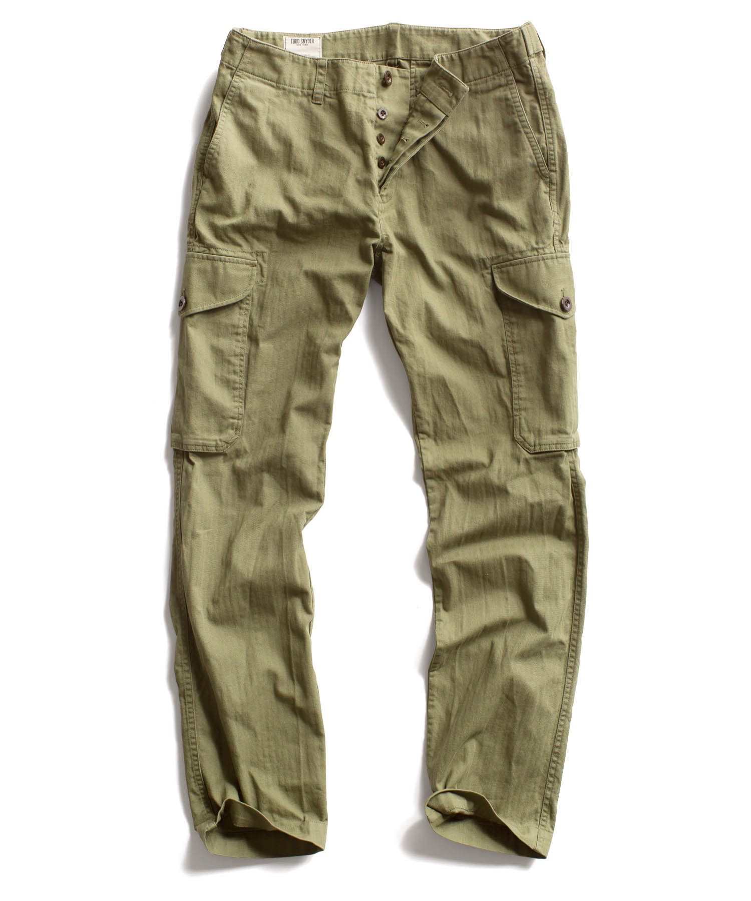 Todd snyder Olive Infantry Cargo Pant in Green for Men | Lyst