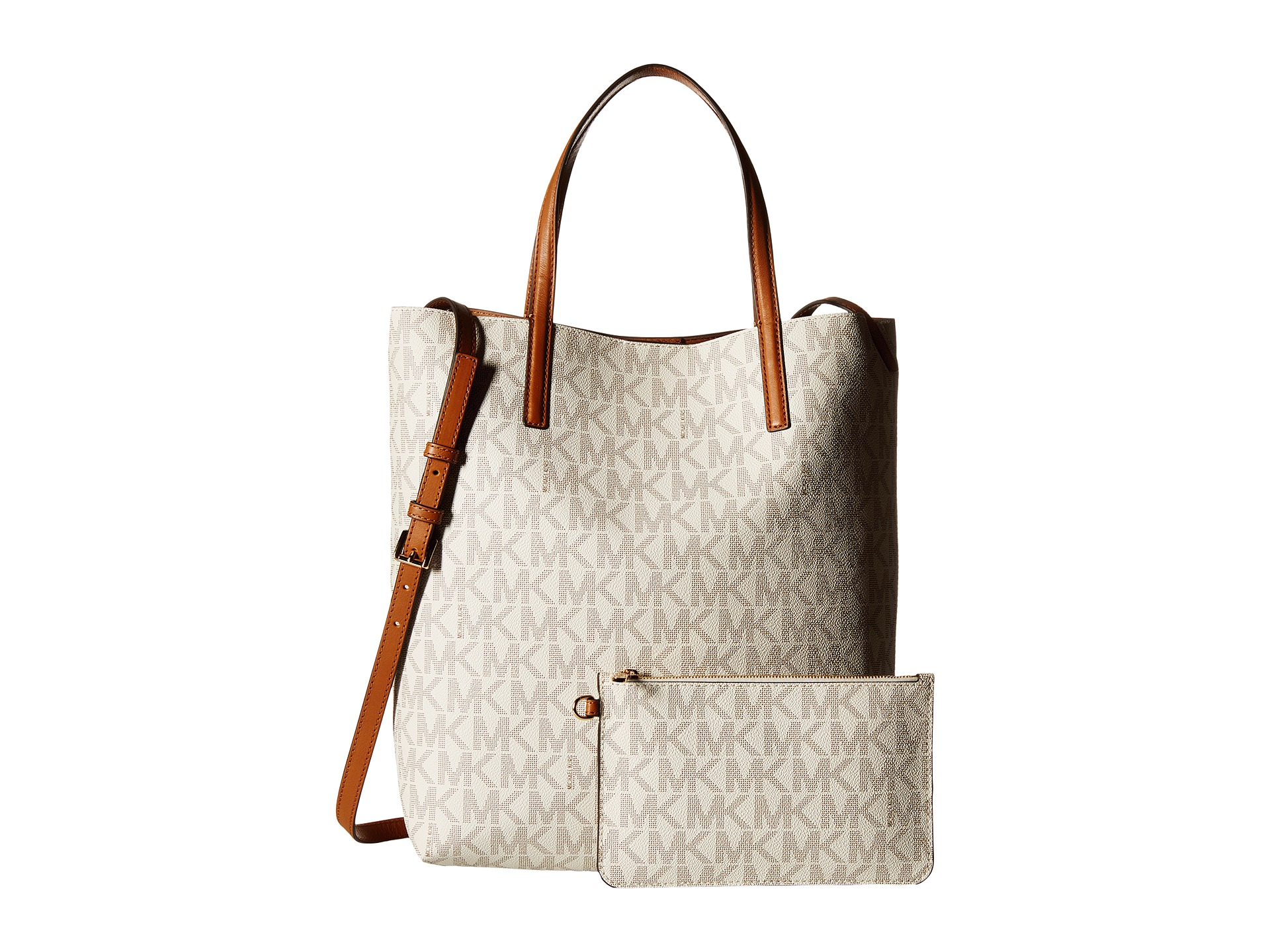 michael kors white large tote