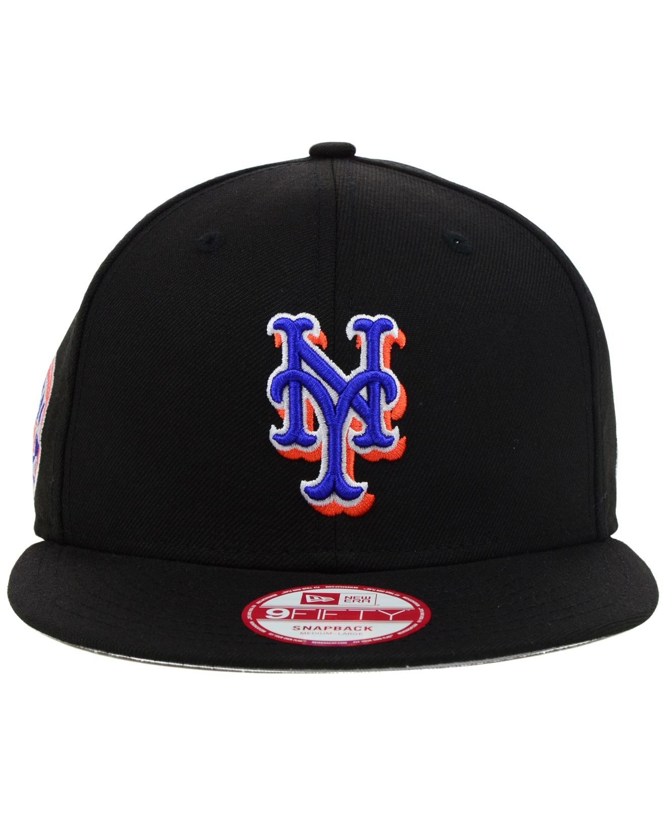 Ktz New York Mets Mlb 2 Tone Link 9fifty Snapback Cap in Black for Men