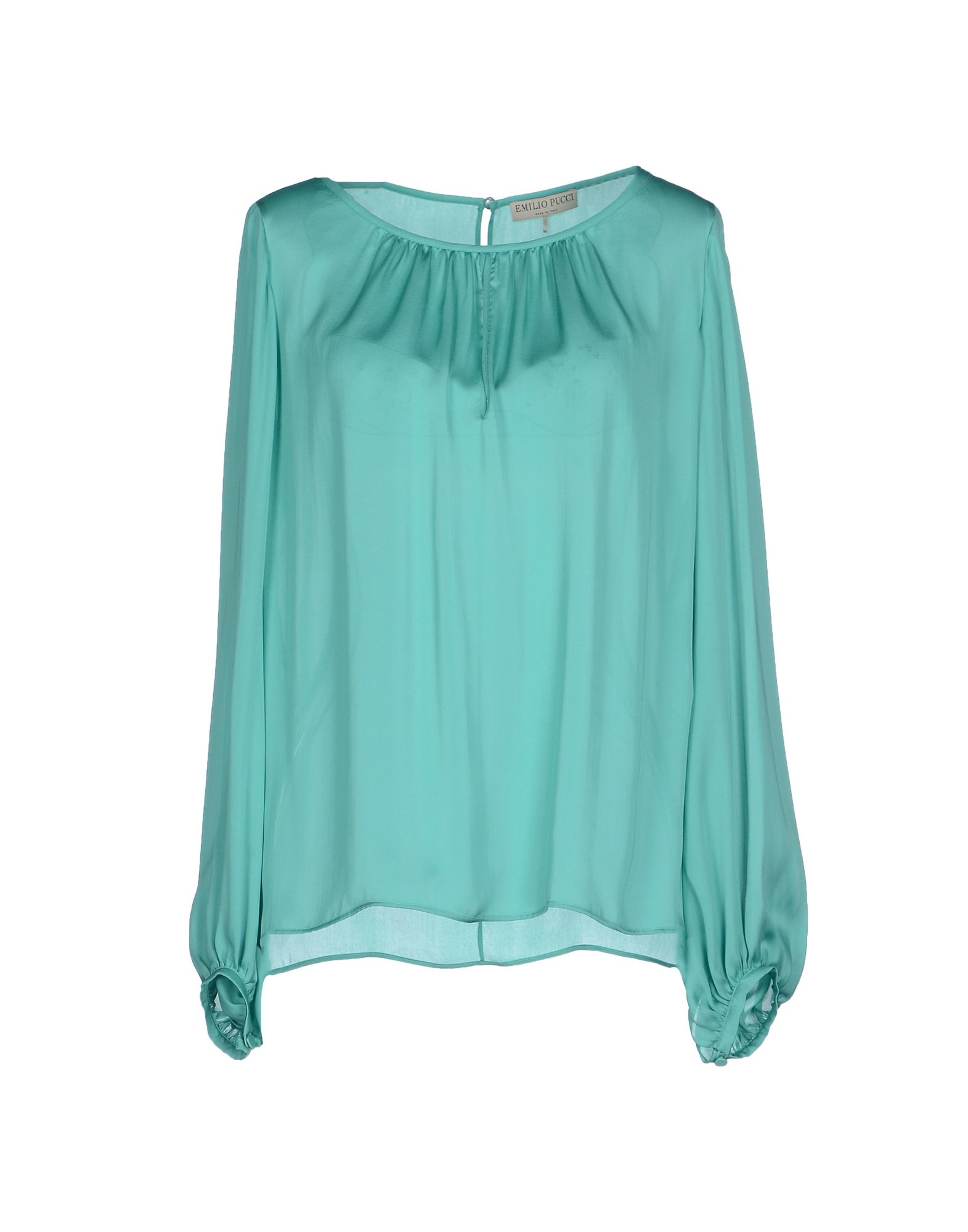 Emilio Pucci Blouse in Green (Light green) | Lyst