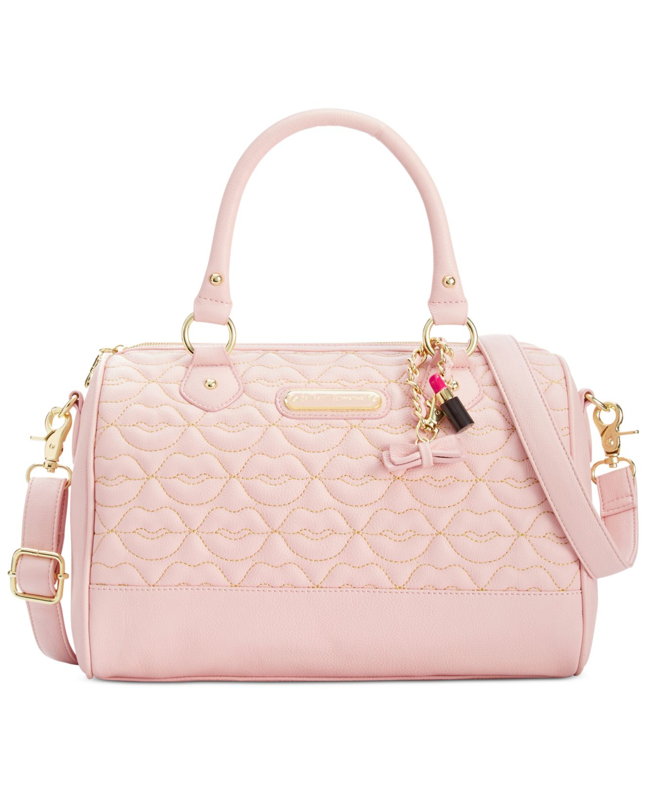 betsey johnson pink tote