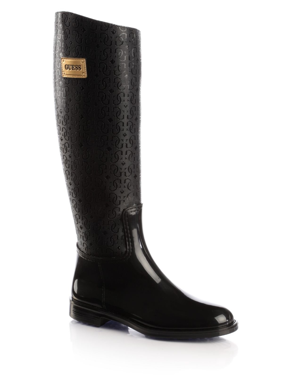 shoes unique Rain in Boots Lyst Guess  Sissy Black