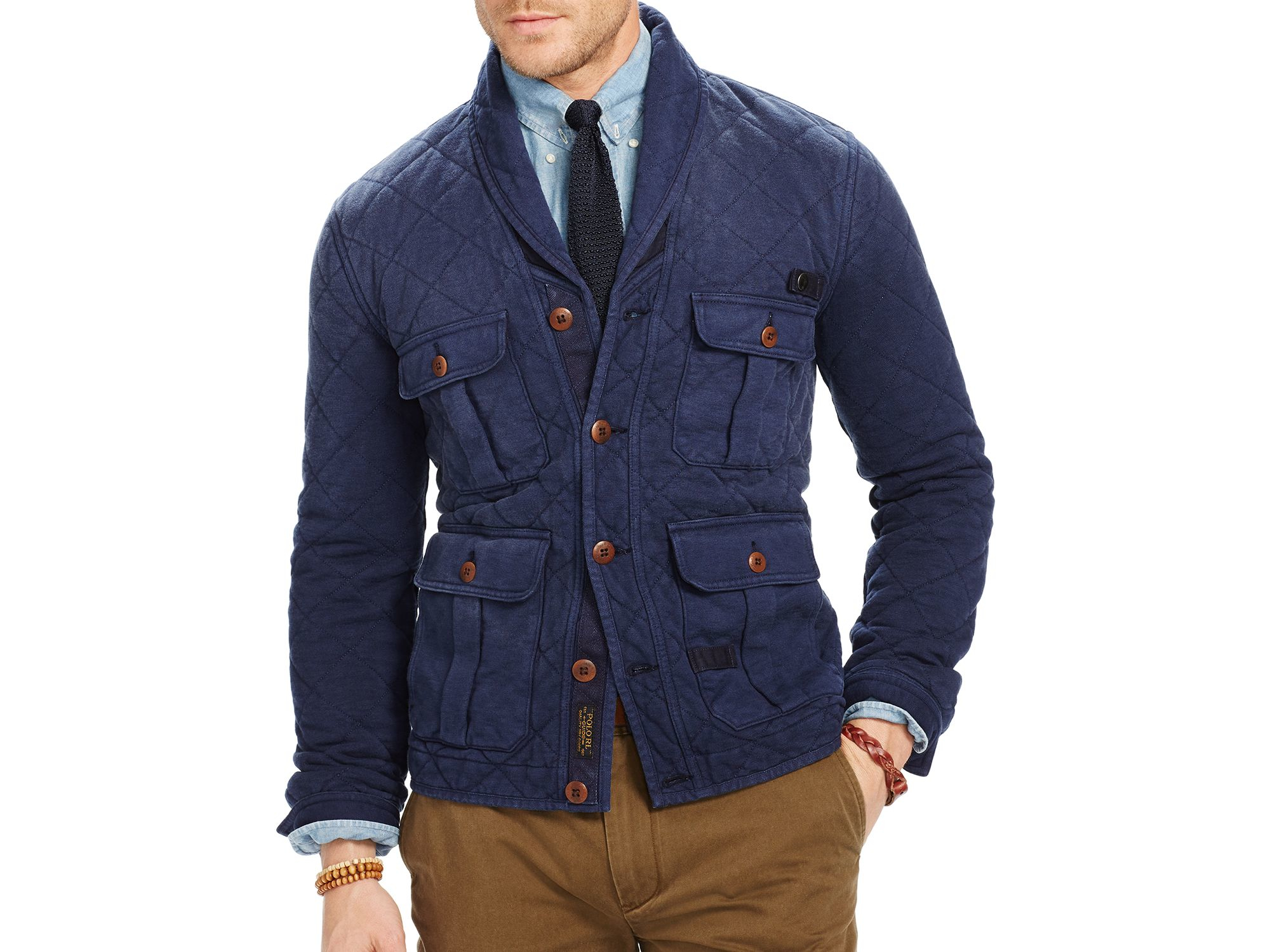 ralph lauren quilted barracuda jacket