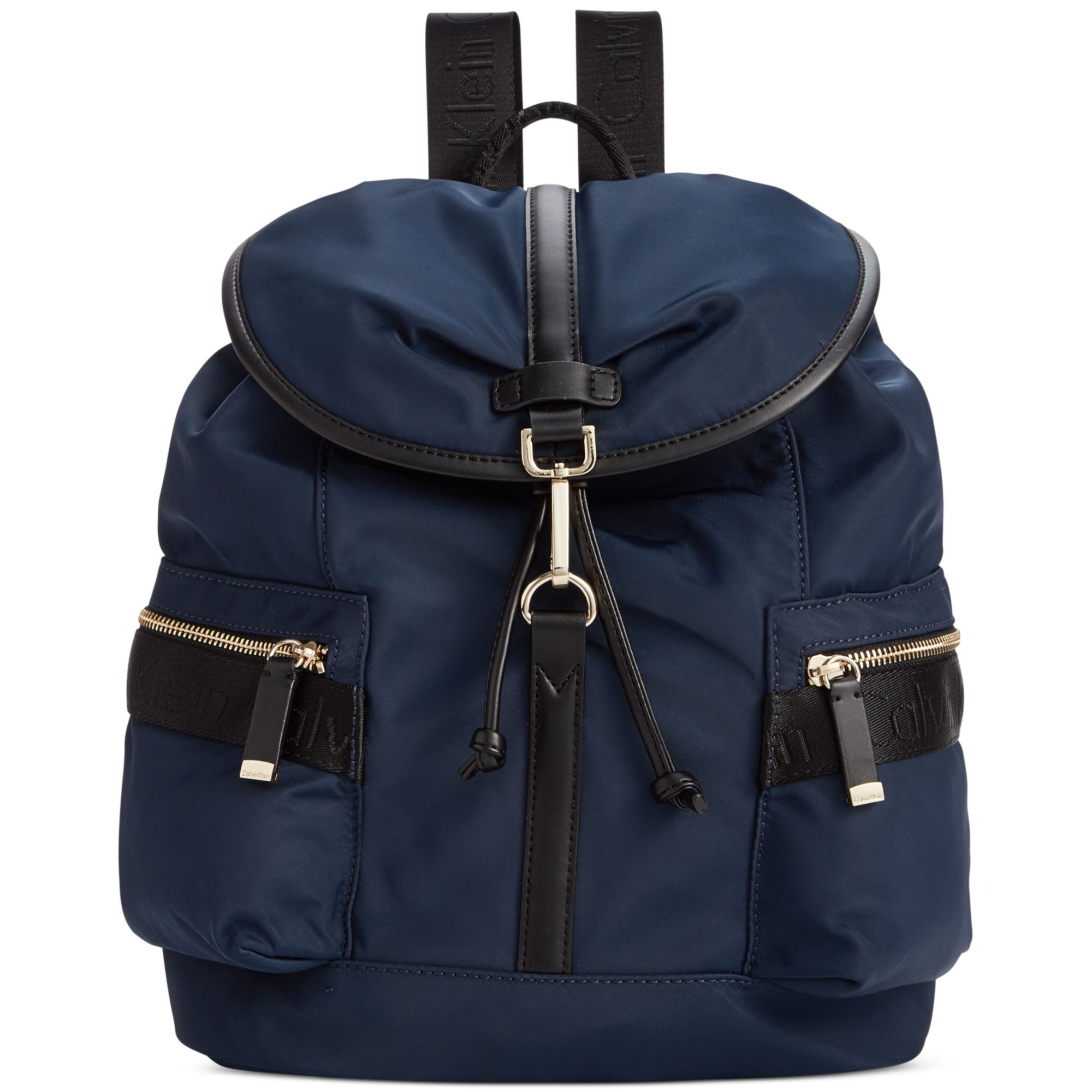 Calvin klein Talia Dressy Nylon Backpack in Blue (Navy) - Save 25% | Lyst