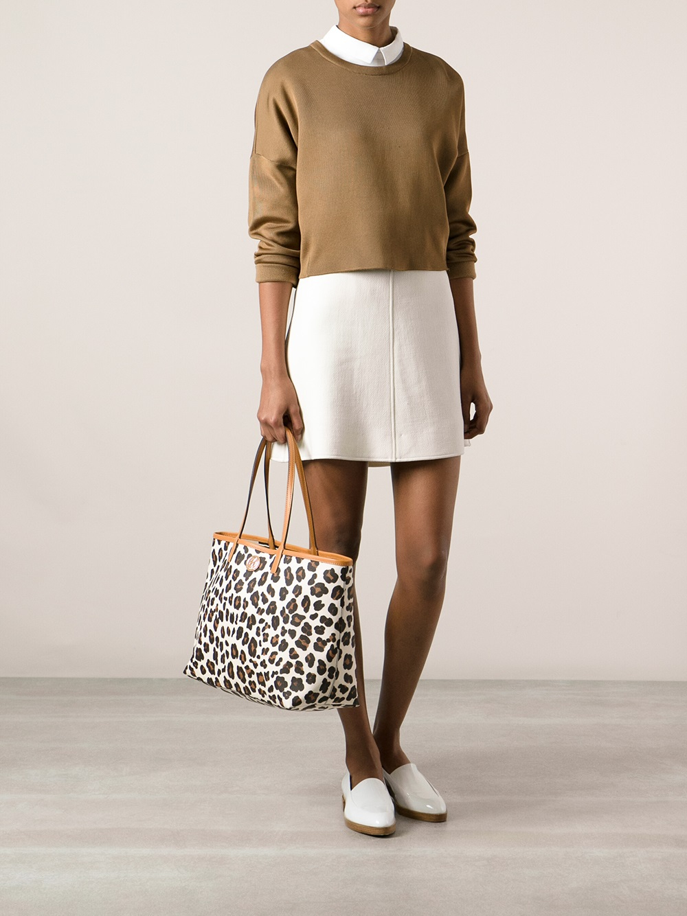 tory burch cheetah tote