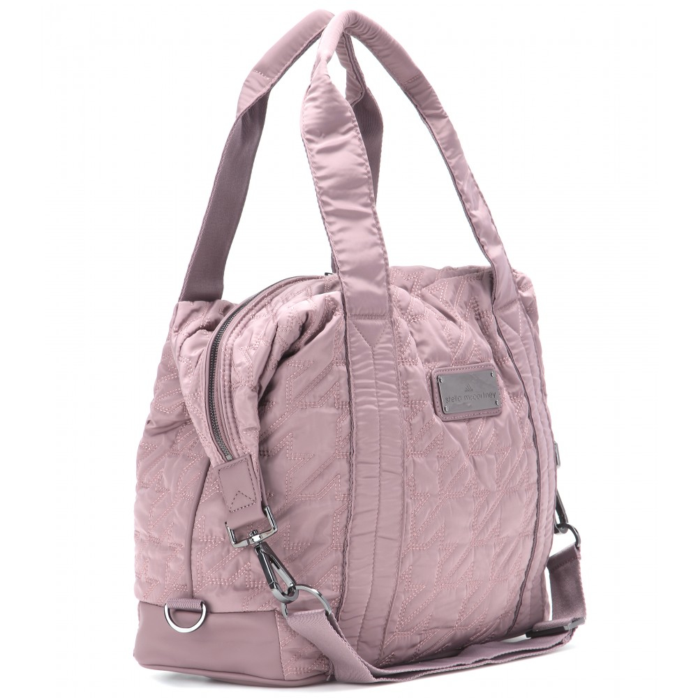 Lyst Adidas By Stella Mccartney Quilted Gym Bag In Pink