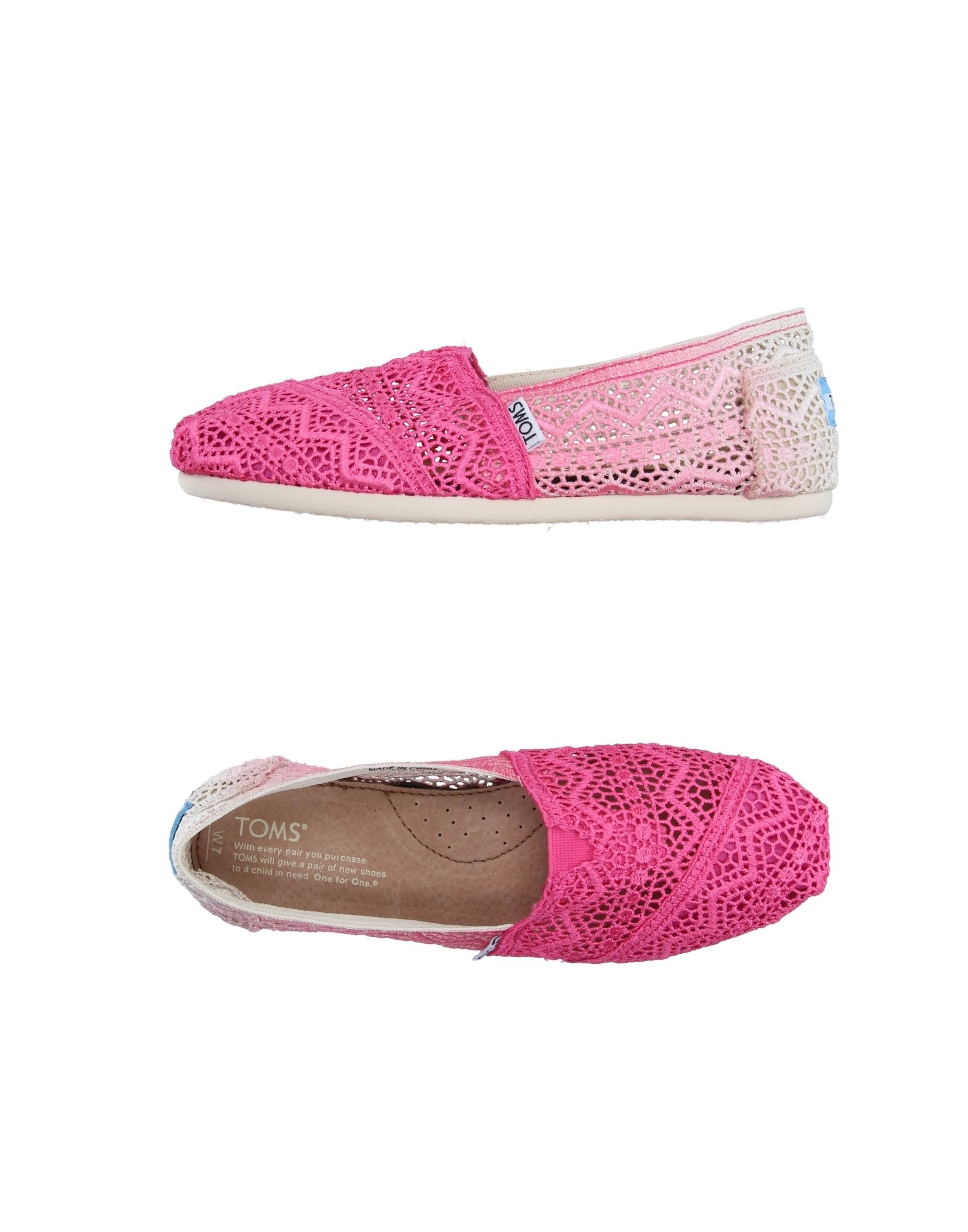 toms canvas ballet flats