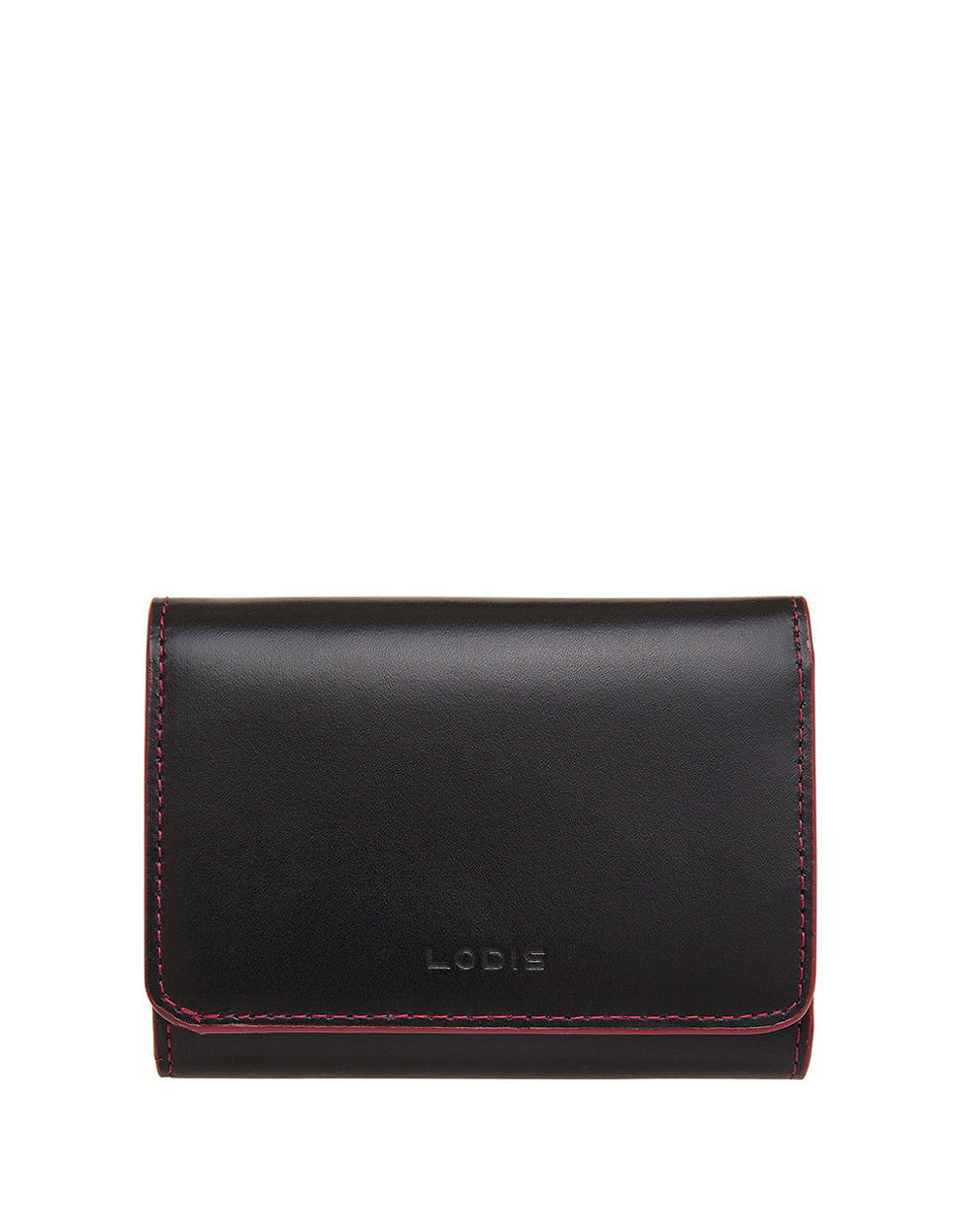 Lodis Mallory Leather French Purse Wallet in Black | Lyst