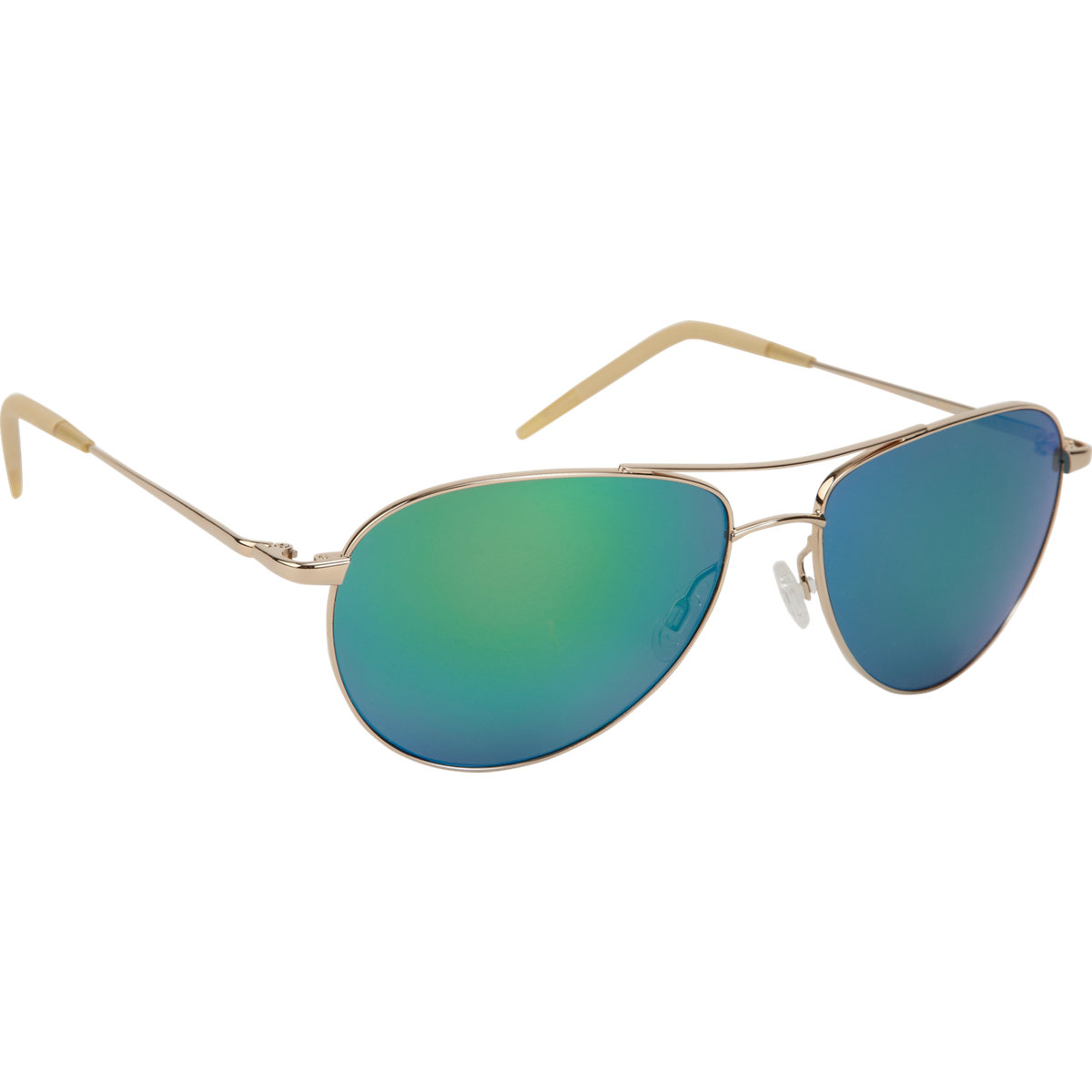 Lyst - Oliver Peoples Benedict Aviator Sunglasses in Metallic for Men