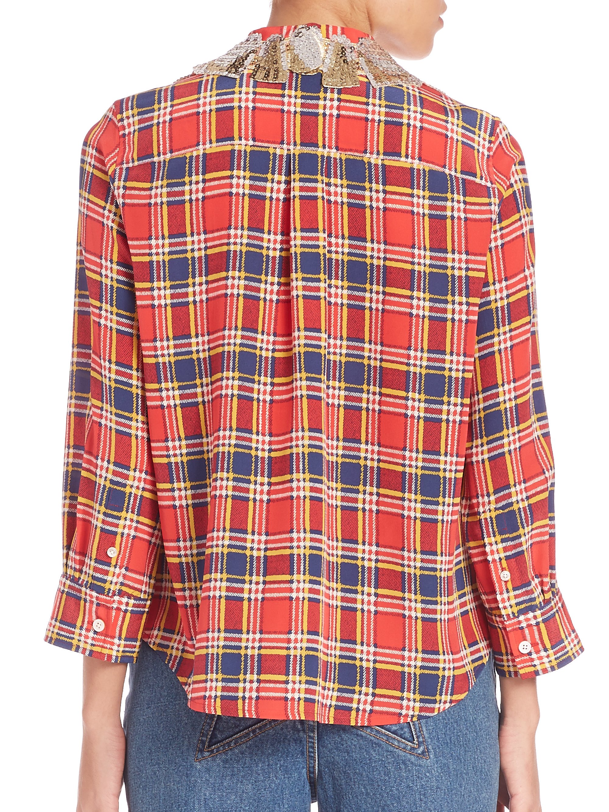 marc jacobs plaid shirt