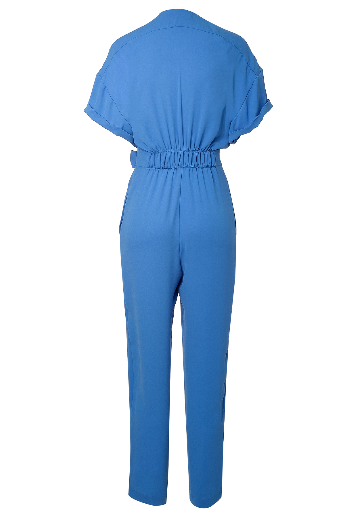 Lyst - Kenzo Belted Jumpsuit in Blue