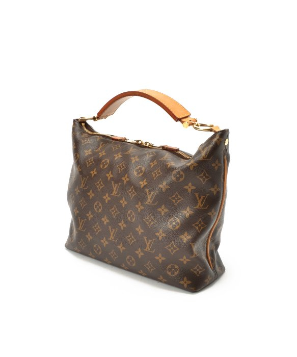 Lyst Louis Vuitton Preowned Brown Monogram Canvas Sully Mm Bag In Be Inspired