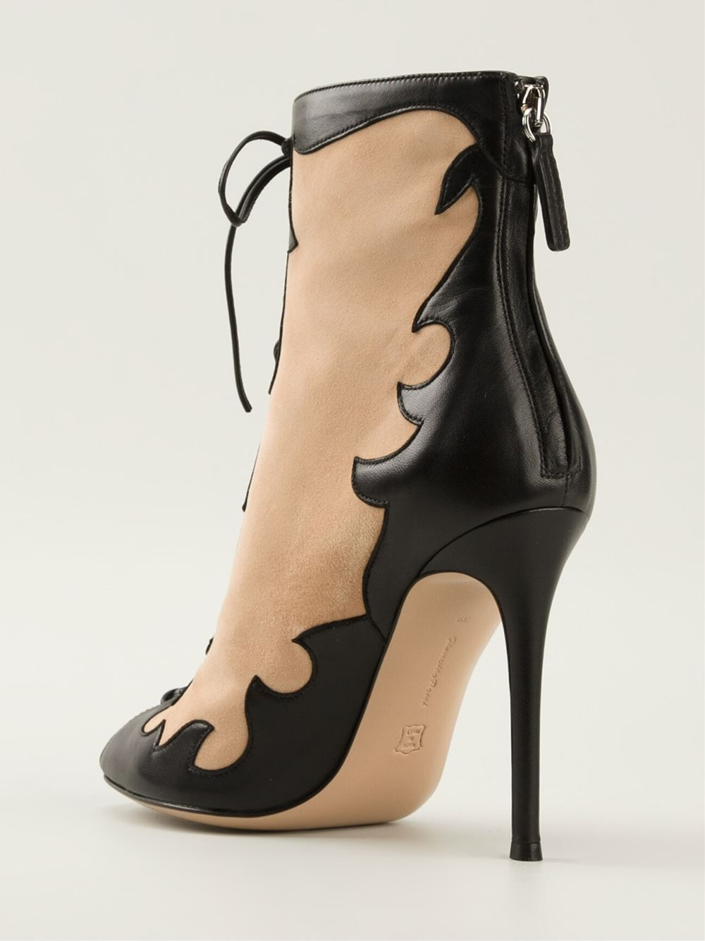 gianvito rossi lace up ankle boots