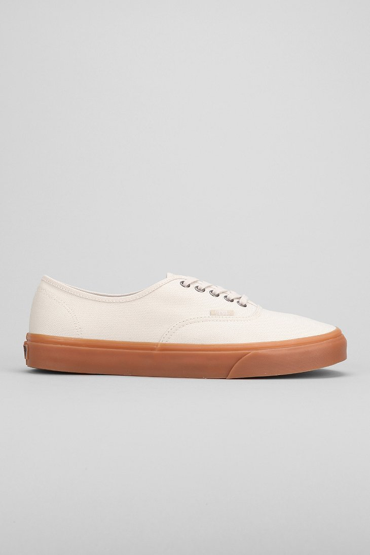 tan vans gum sole