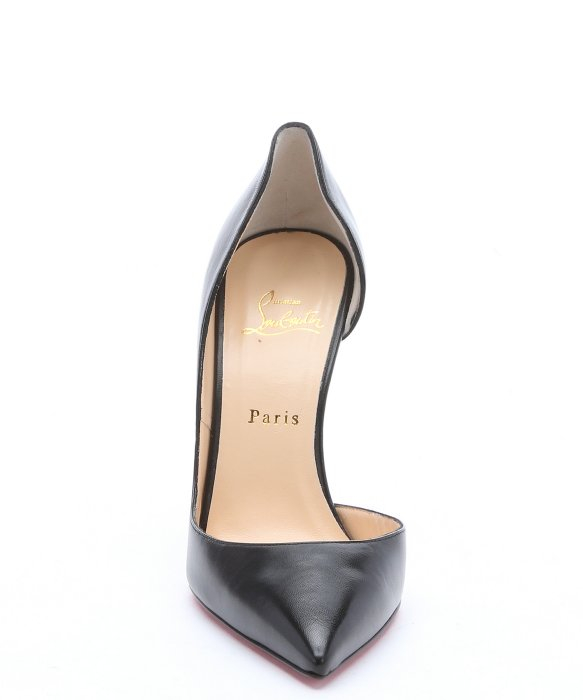 Christian louboutin Black Leather \u0026#39;iriza 100\u0026#39; D\u0026#39;orsay Pumps in ...