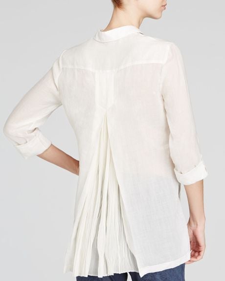 tahari linen shirts