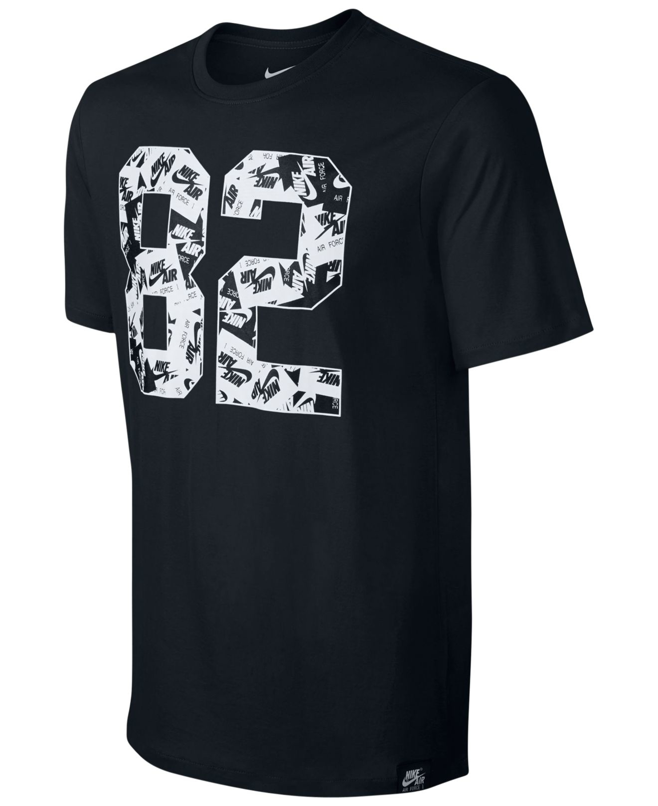 Nike Men's Af-1 82 Graphic Print T-shirt in Black for Men - Lyst