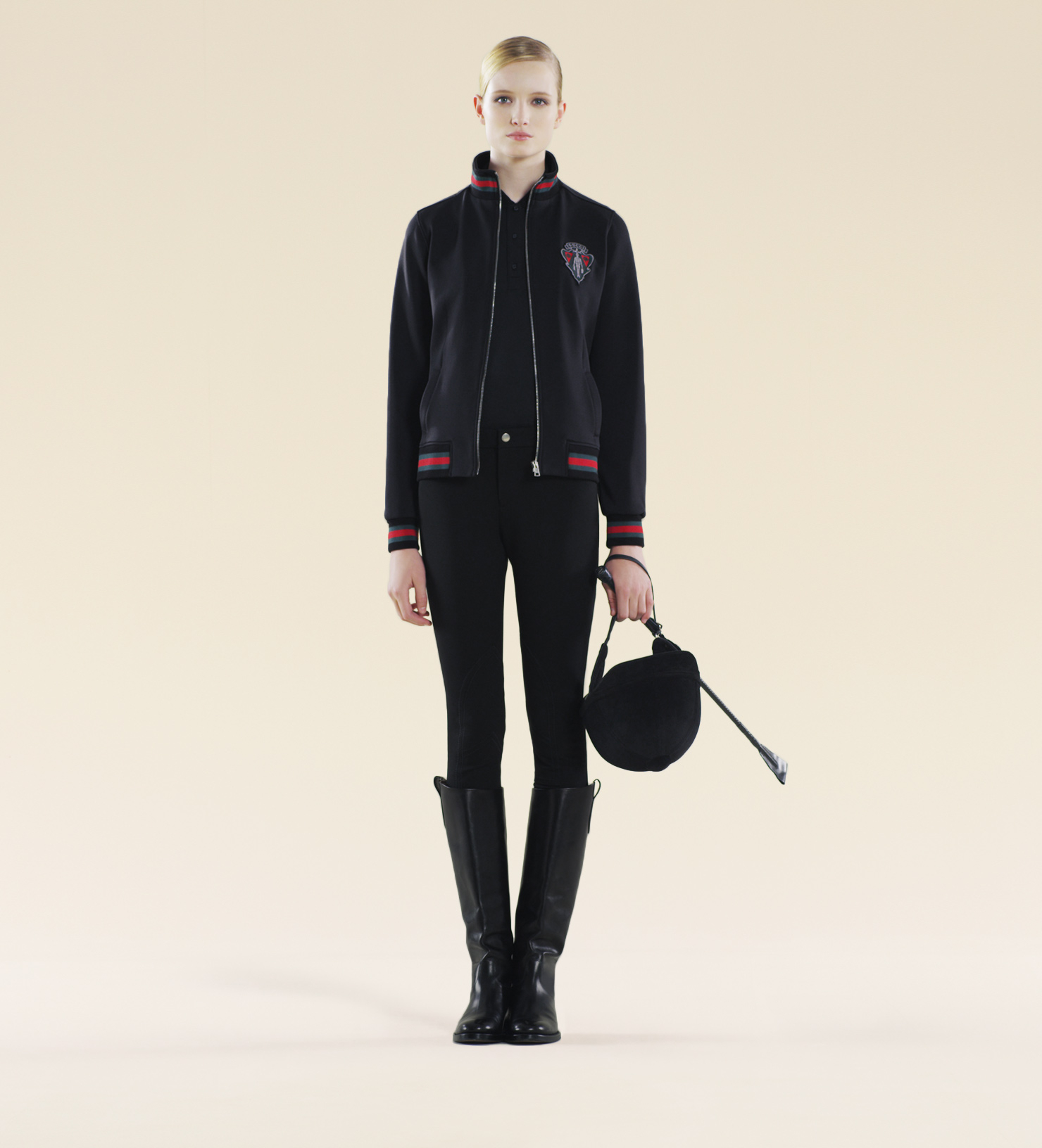 Lyst Gucci Black Riding Pant From Equestrian Collection in Black