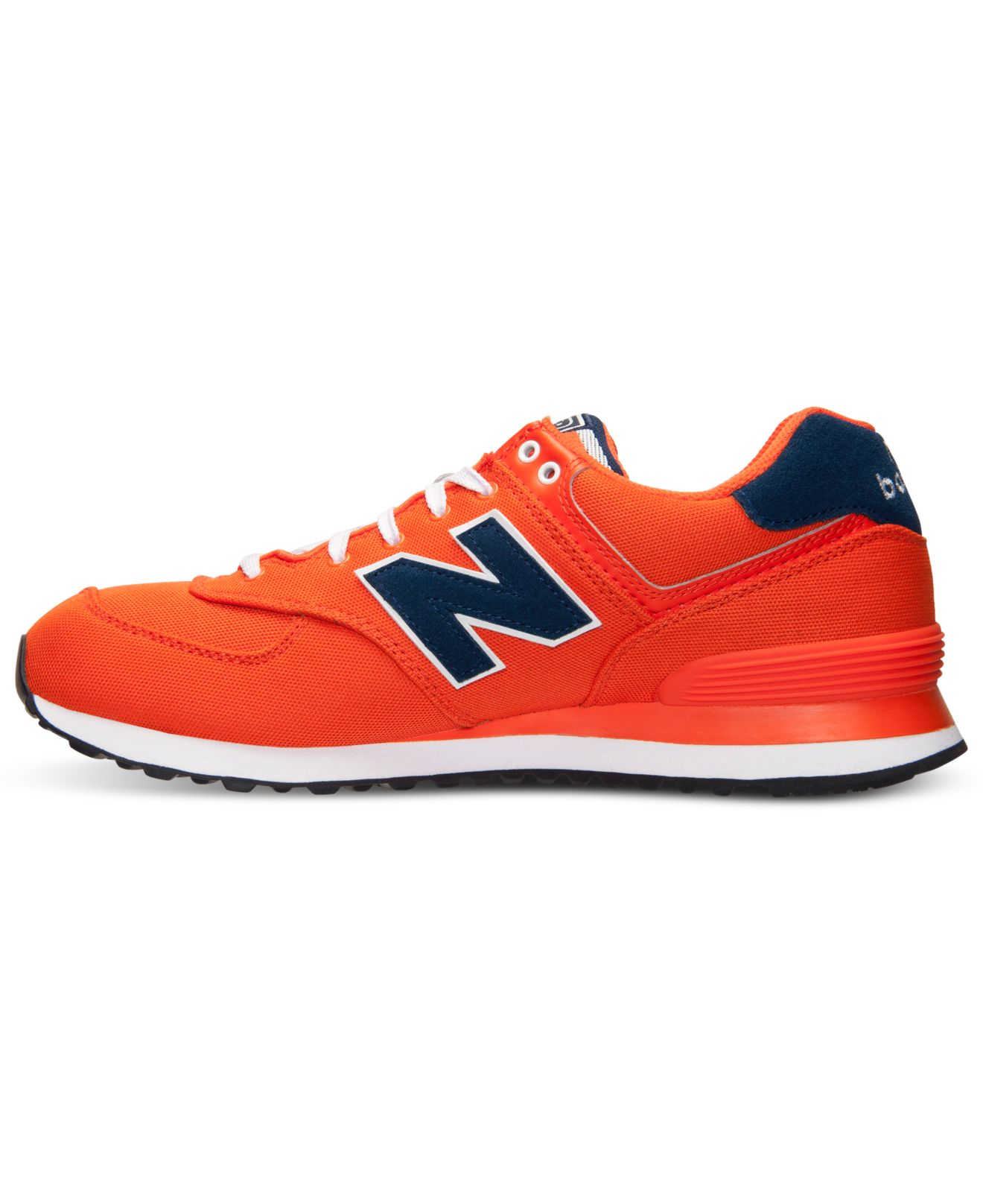 New Balance Men'S 574 Pique Polo Casual Sneakers From Finish Line in ...