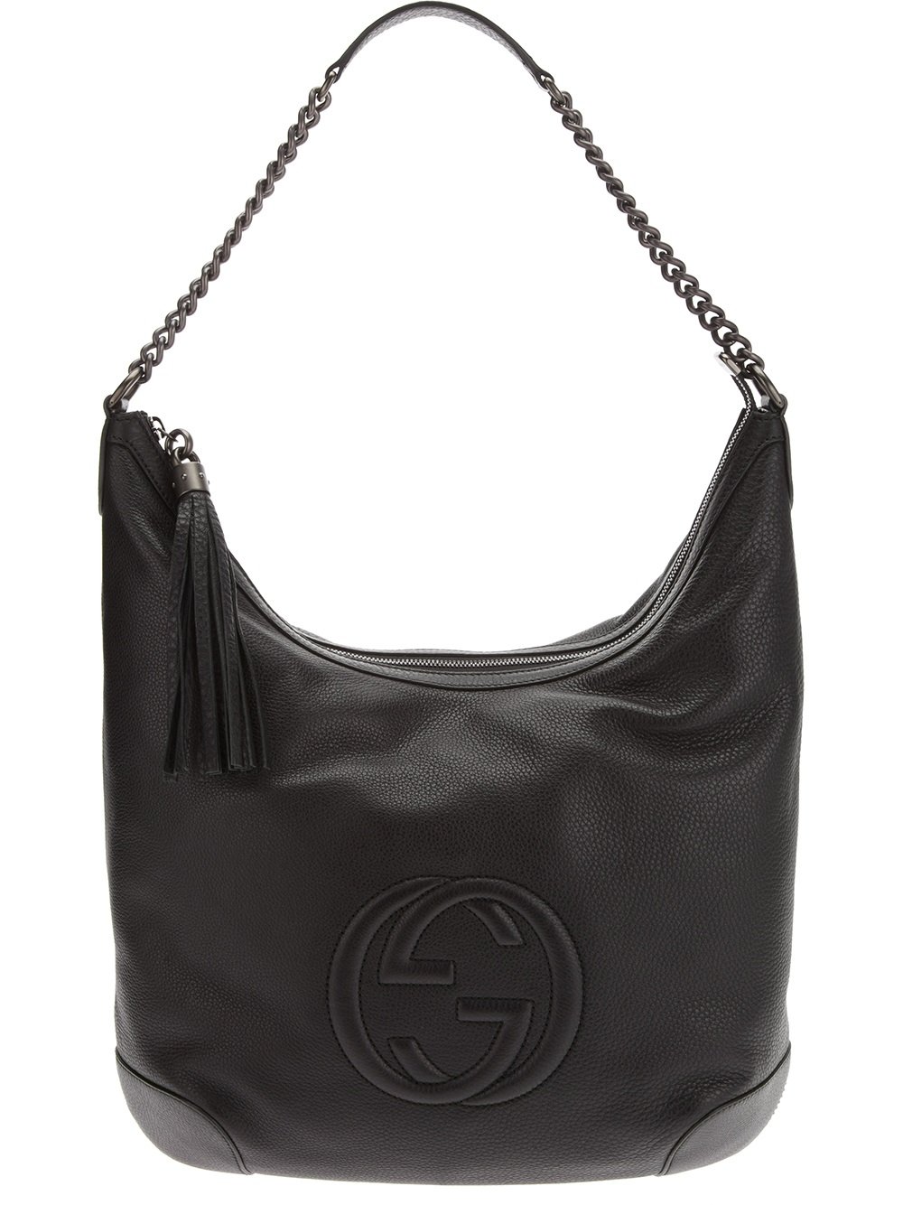 gucci hobo black bag