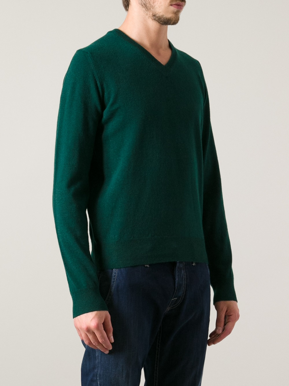 Lyst - Moncler Classic Sweater in Green for Men